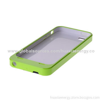 2,200mAh Power Bank Case/External Battery Charger for iPhone 5/5S/5C with Several Colors Available